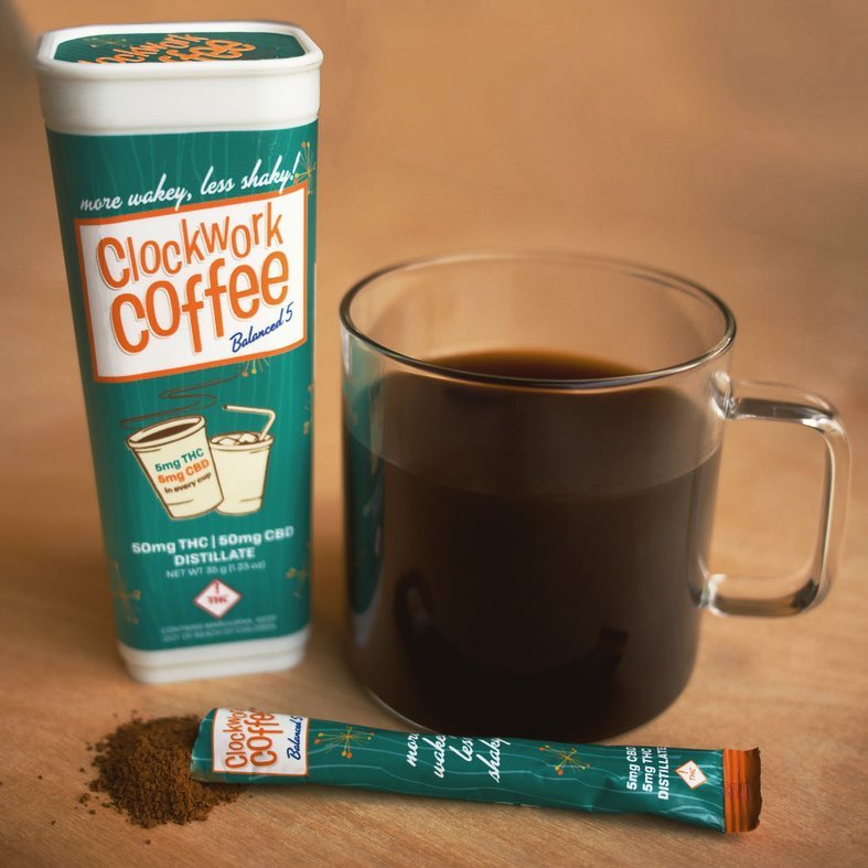 CBD and THC infused Clockwork Coffee